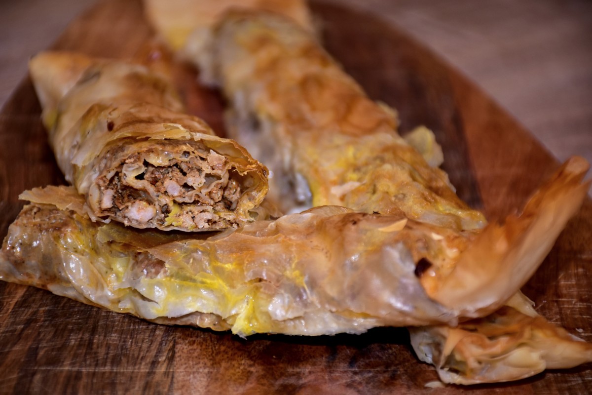Баница с праз и кайма